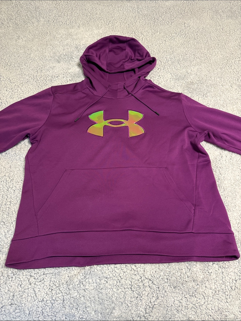 Under Armour Women’s Purple Hoodie with Iridescent Logo